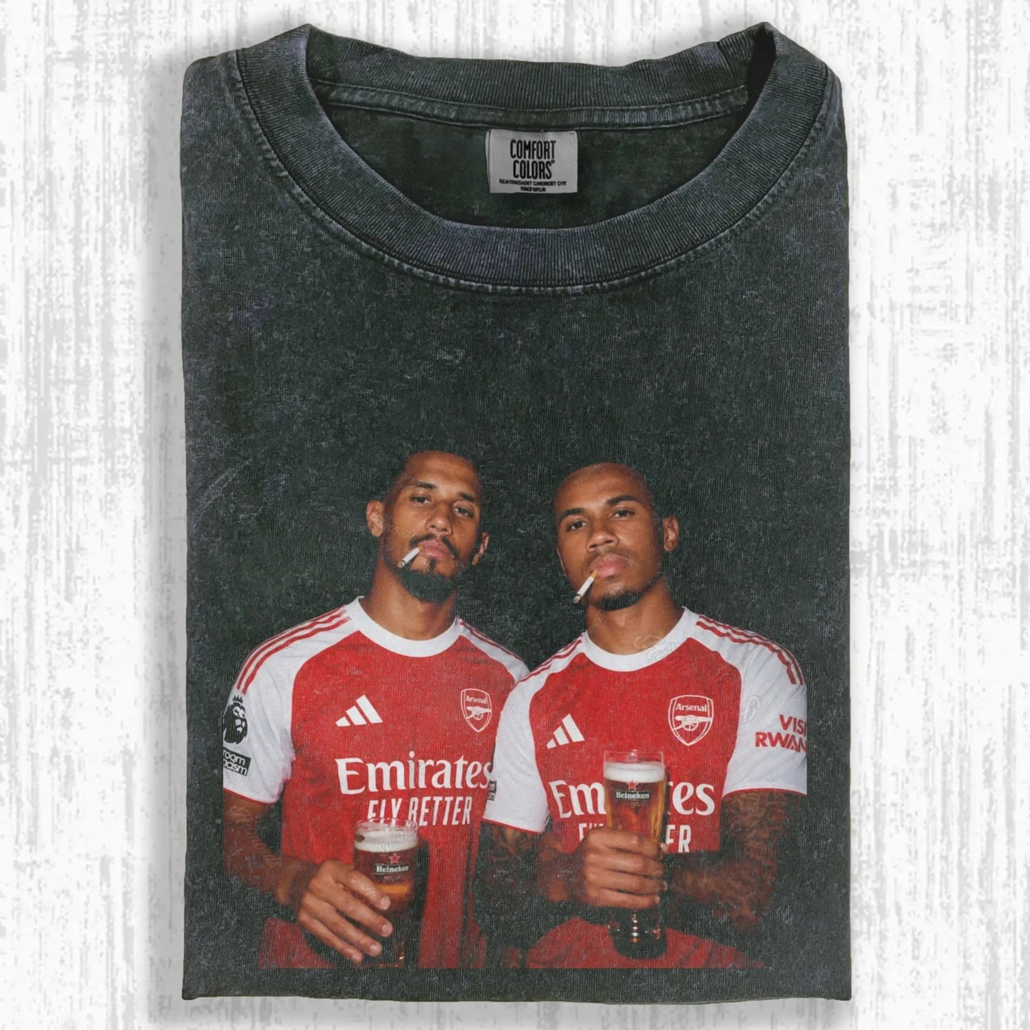 William Saliba & Gabriel Magalhães Arsenal Tee