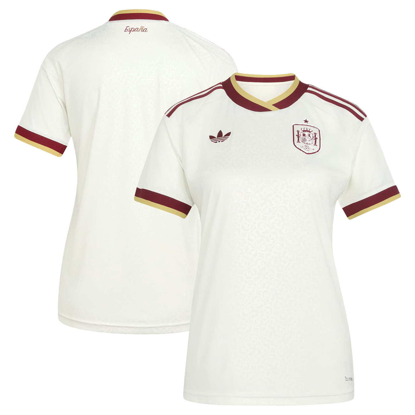 Spain National Team Women's 2026 Away Replica Jersey - White