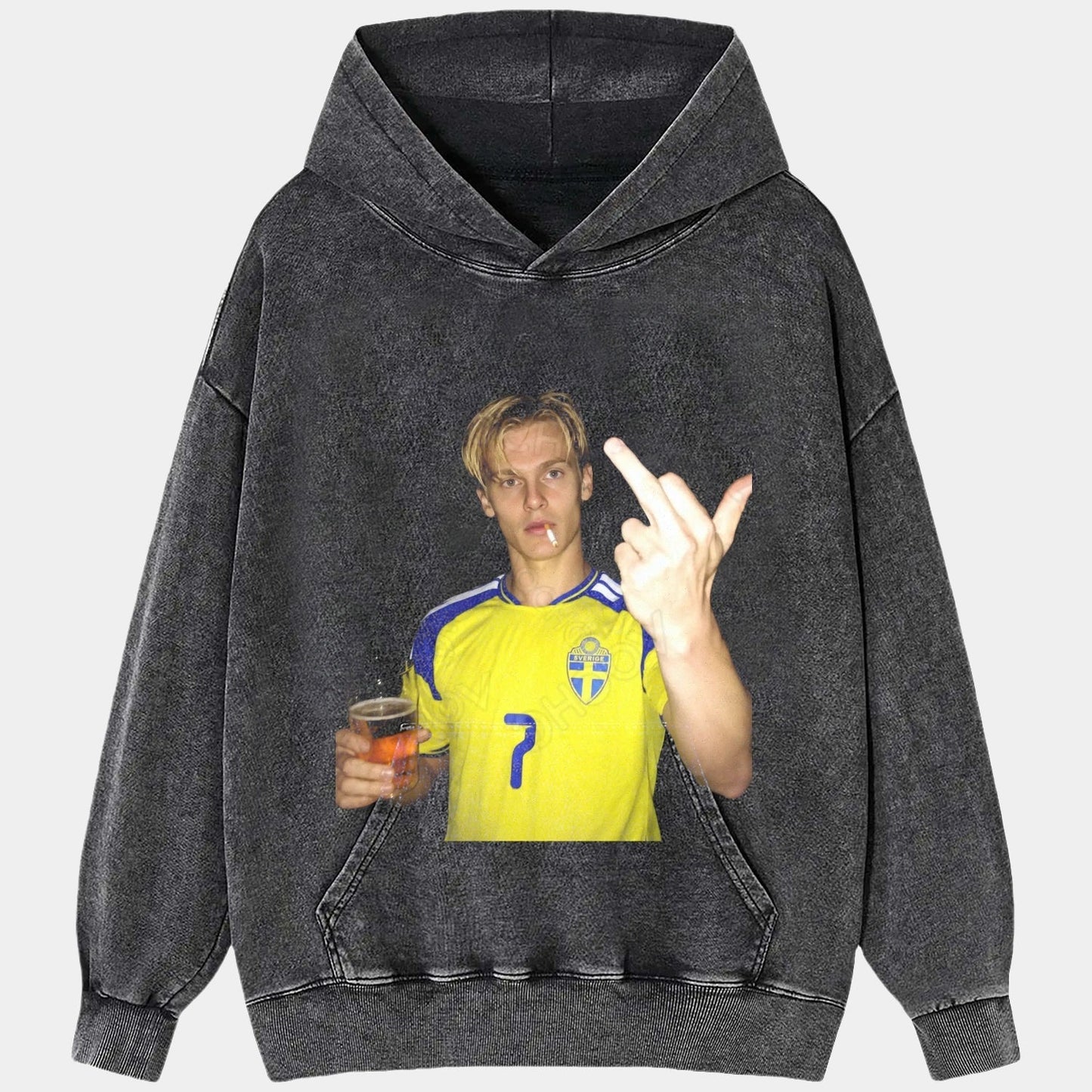 Sweden Football Style Tee 5