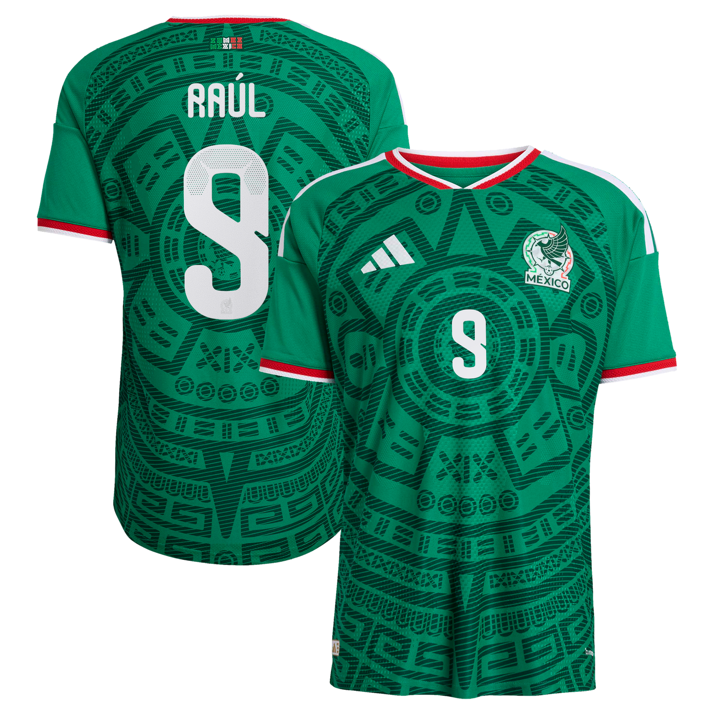 Raúl Jiménez Mexico National Team 2026 Home On-Field Jersey - Green