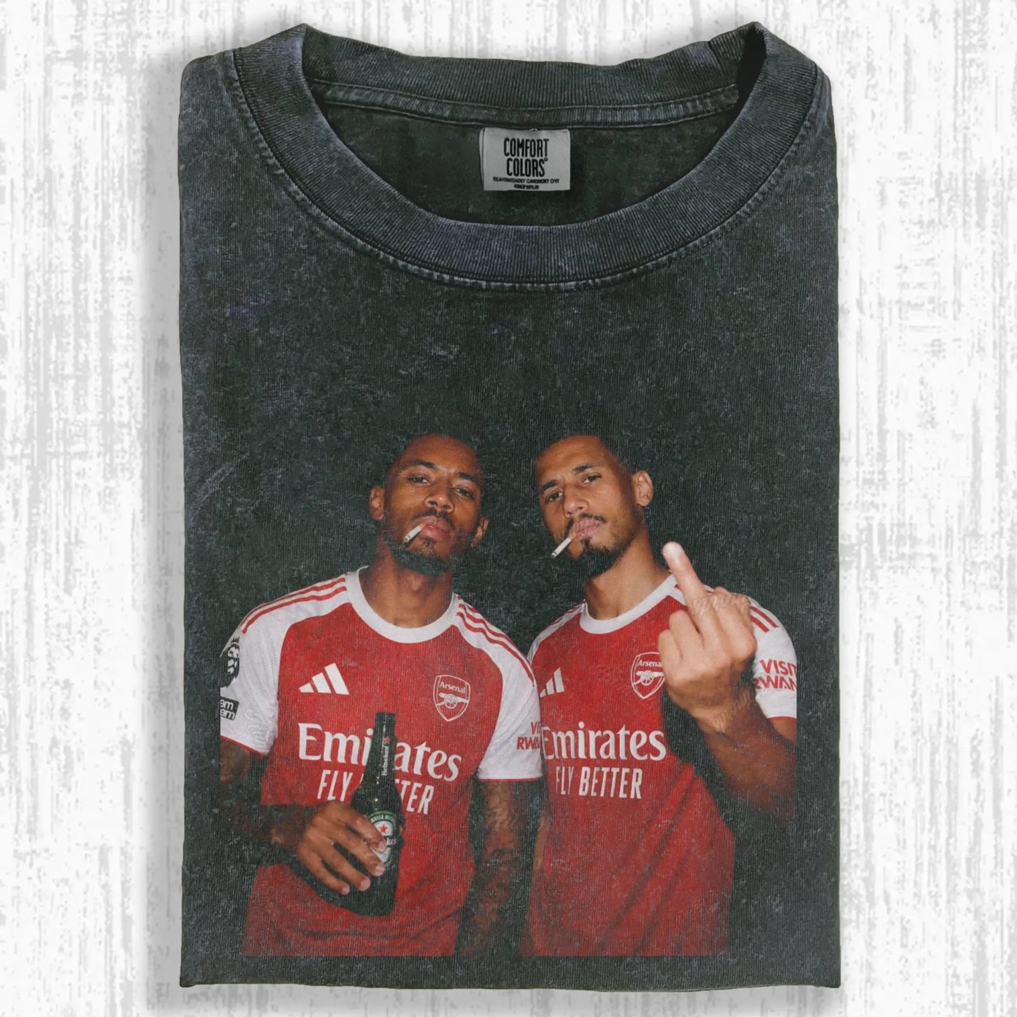 William Saliba & Gabriel Magalhães Arsenal Tee