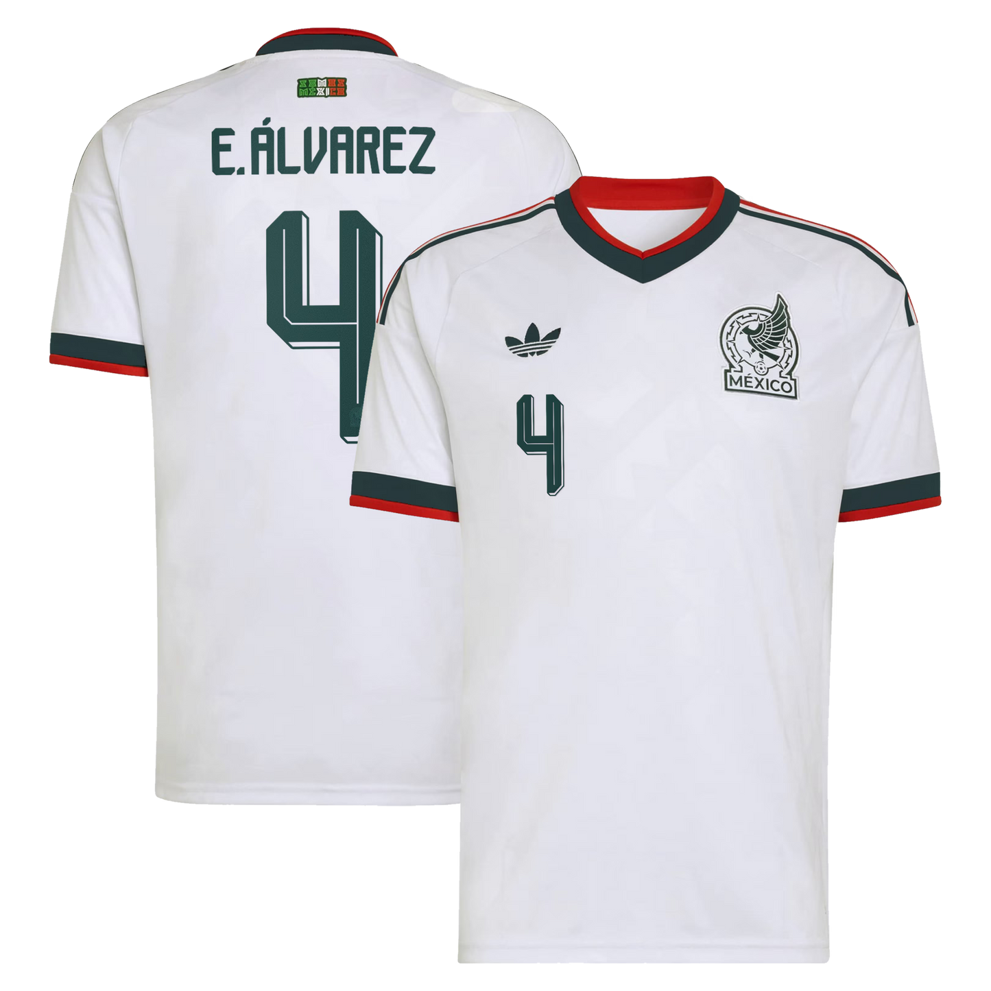 Edson Álvarez Mexico National Team 2026 Away Replica Jersey - White