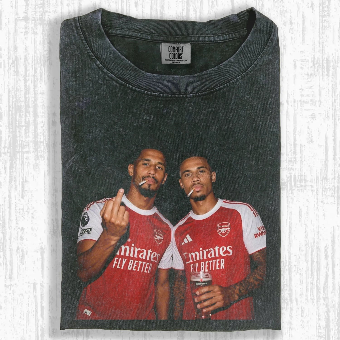 William Saliba & Gabriel Magalhães Arsenal Tee