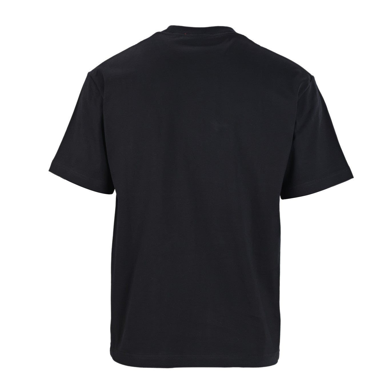 Classic style cursive logo embroidered short-sleeved T-shirt