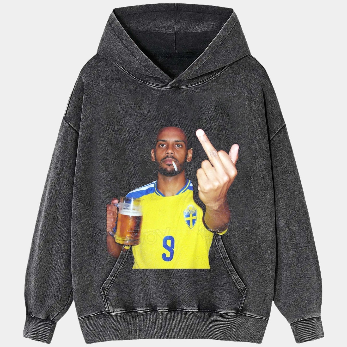 Sweden Football Style Tee 1
