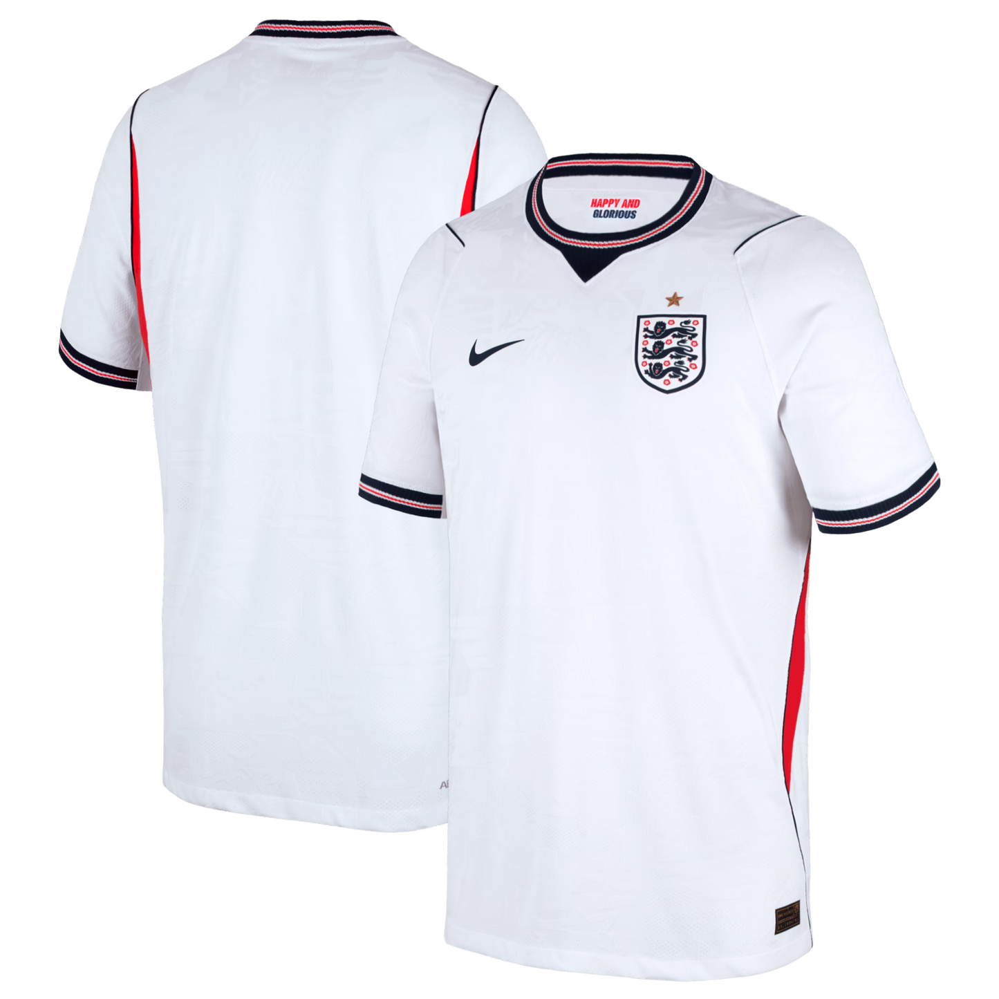 England National Team Youth 2026 Home Match Jersey - White