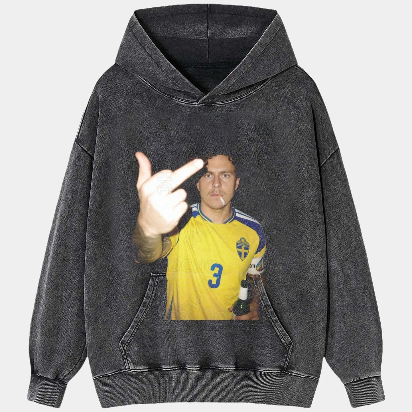Sweden Football Style Tee 3