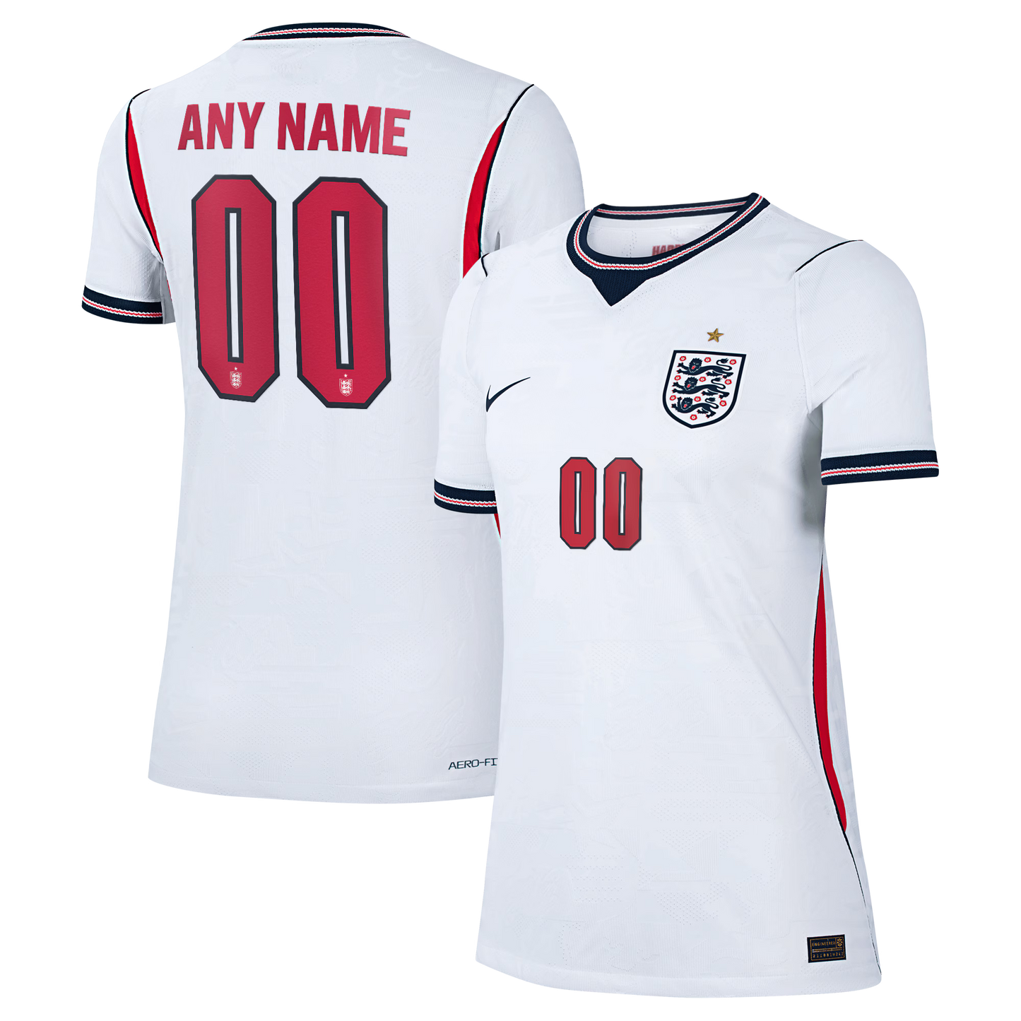 England National Team Women's 2026 Home Match Custom Jersey - White