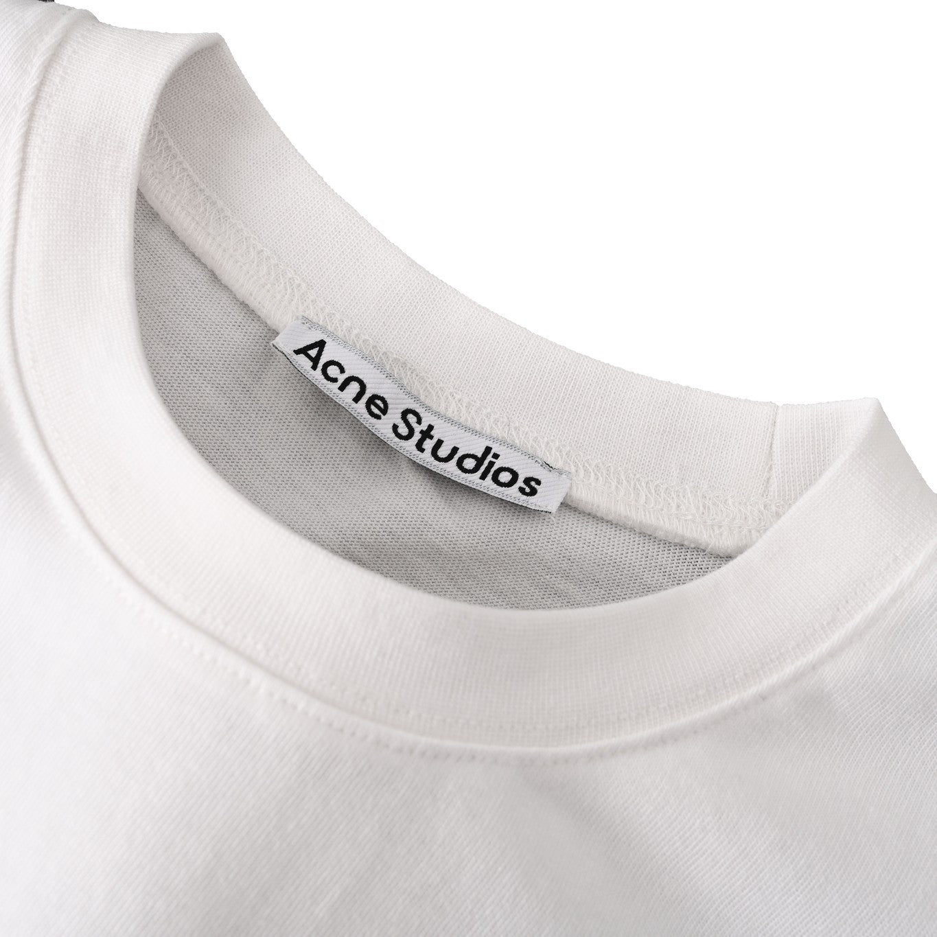 Small-label letters four-needle six-line short-sleeved T-shirt