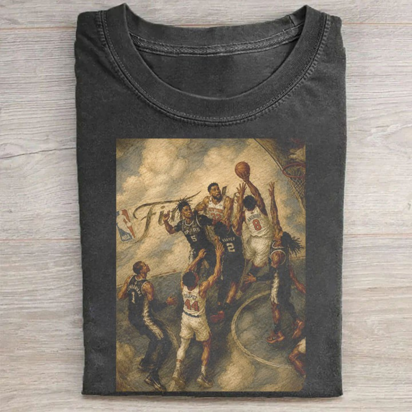 OG Anunoby "Hand of God" Art Vintage Basketball T-shirt