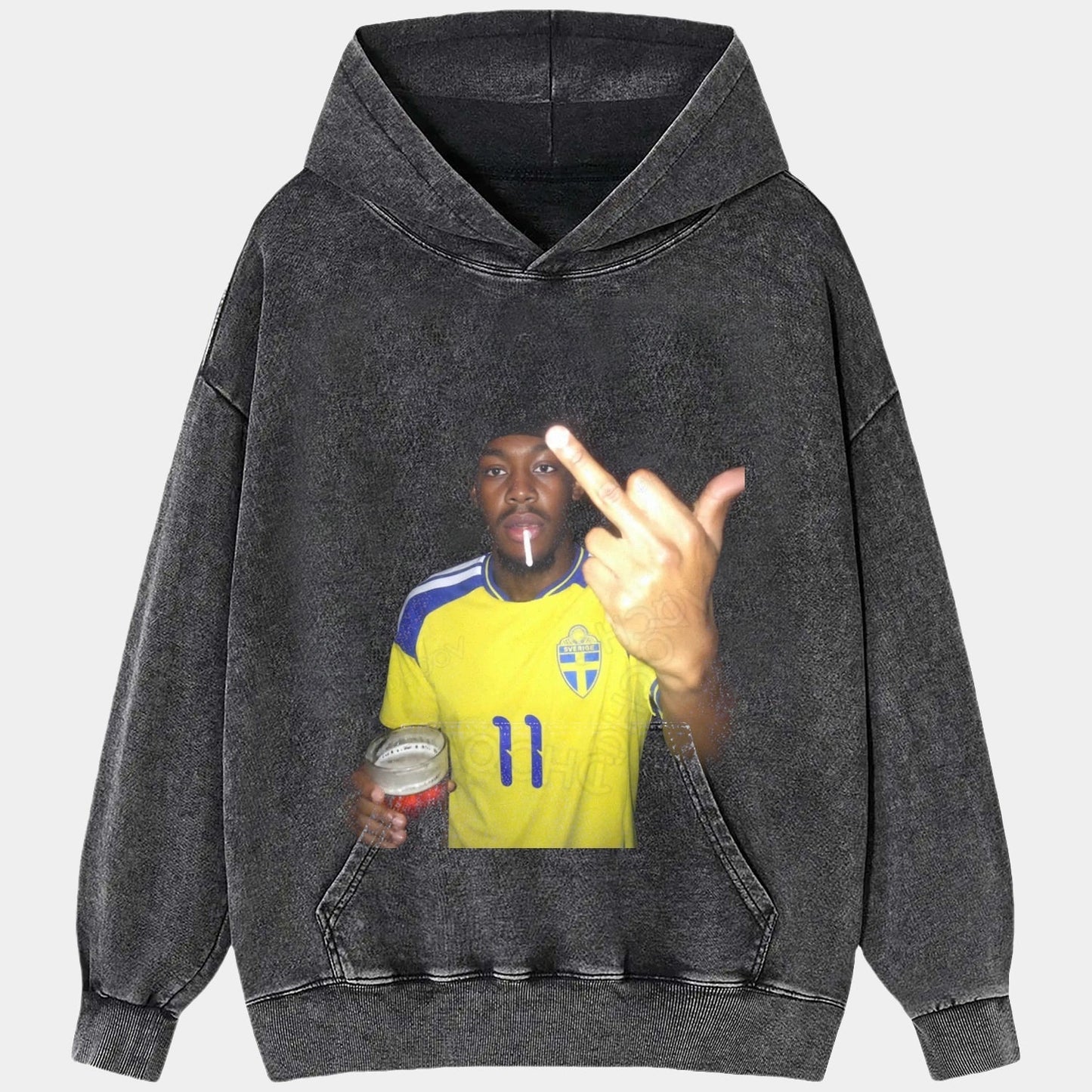 Sweden Football Style Tee 8