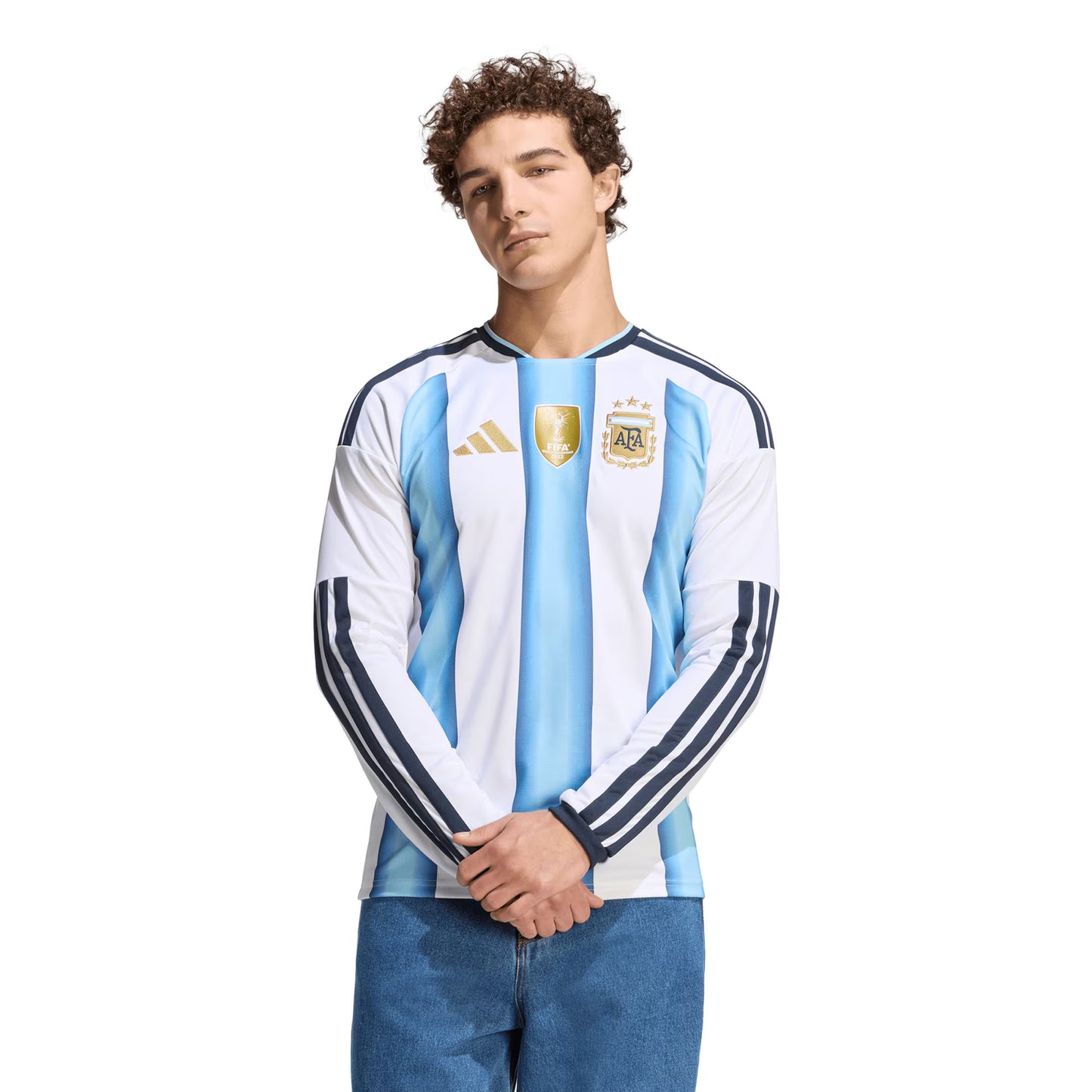 Argentina National Team 2026 Home Replica Long Sleeve Jersey - White