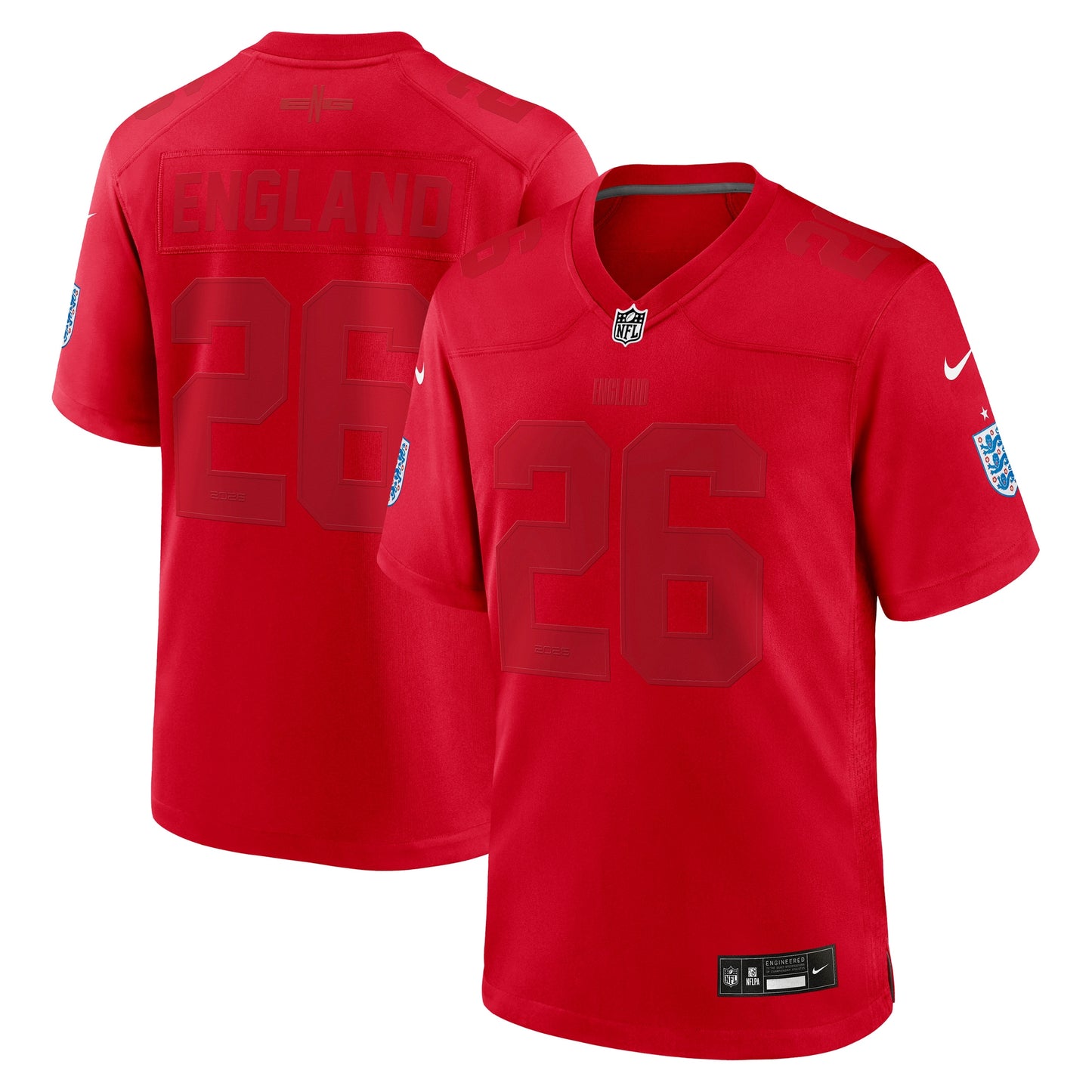 England National Team x NFL Game Jersey - Red