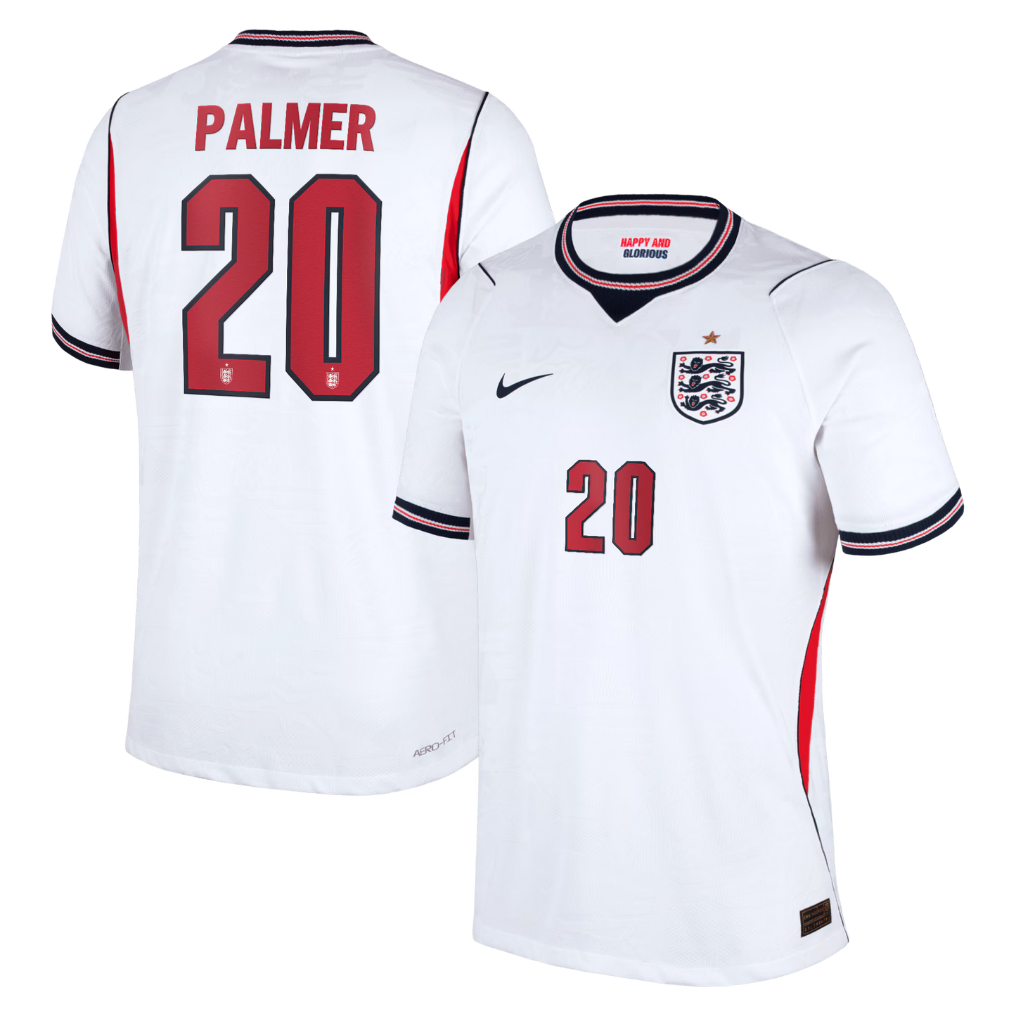Cole Palmer England National Team 2026 Home Match Jersey - White