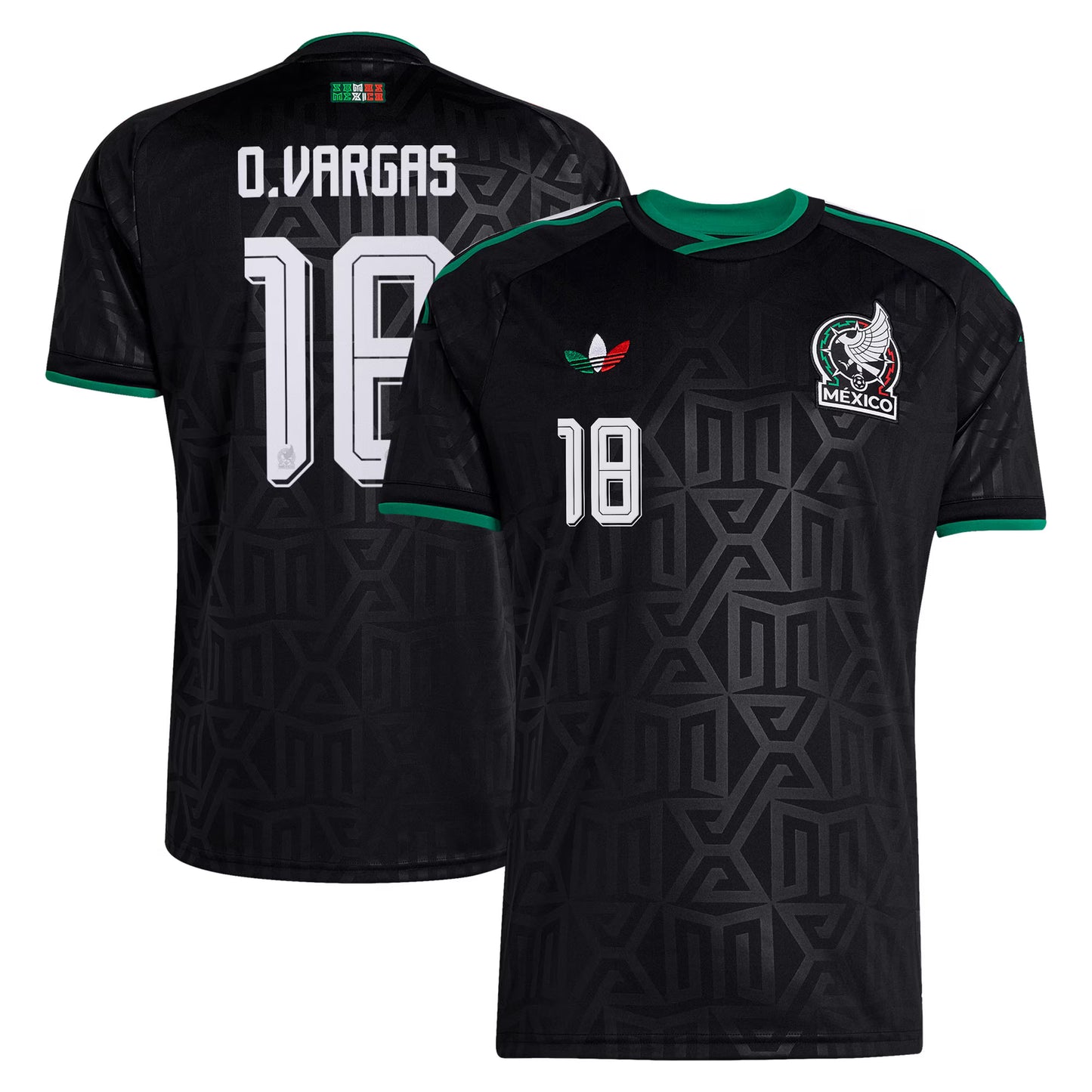 Obed Vargas Mexico National Team 2026 Third Replica Jersey - Black