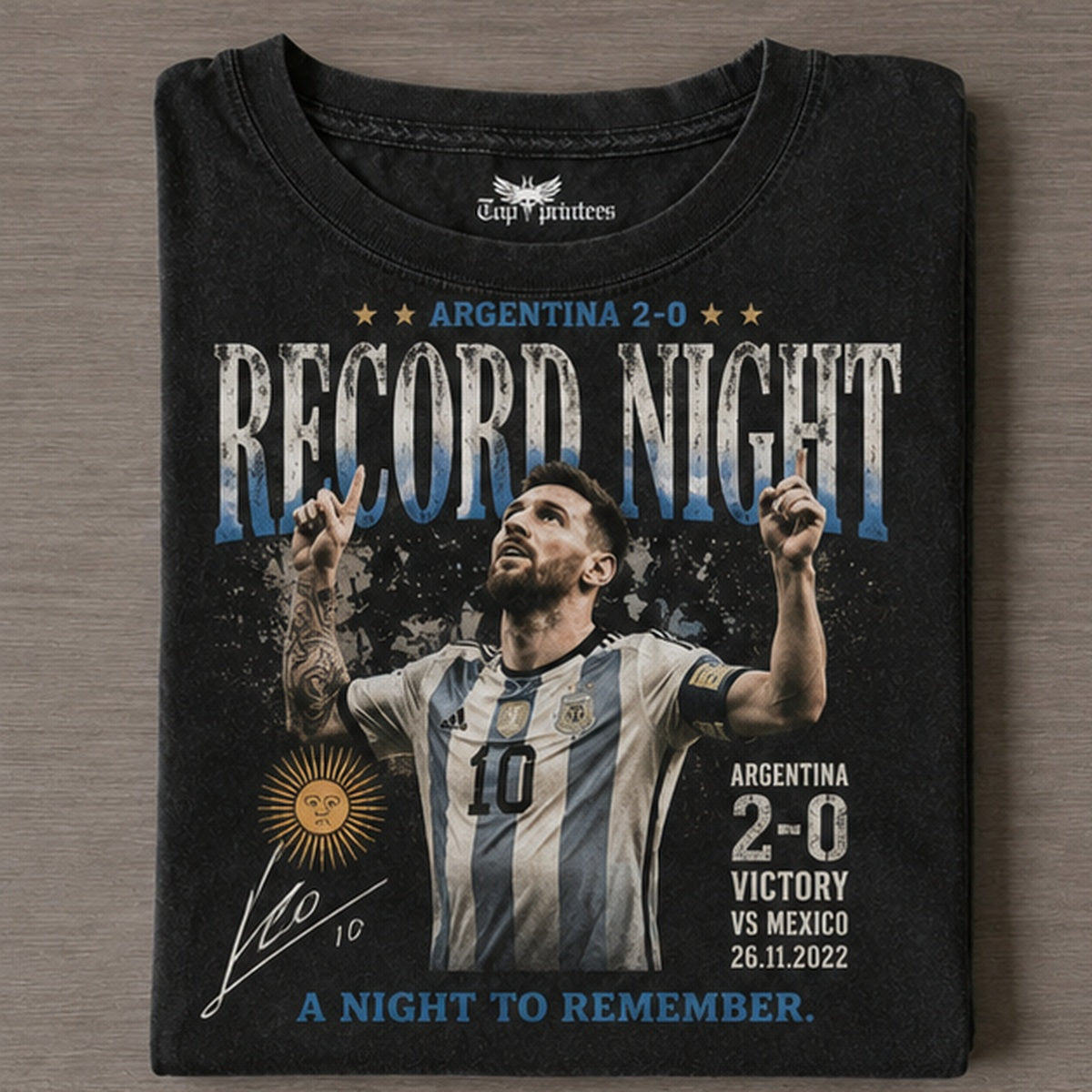 Messi 2026 Vintage TEE