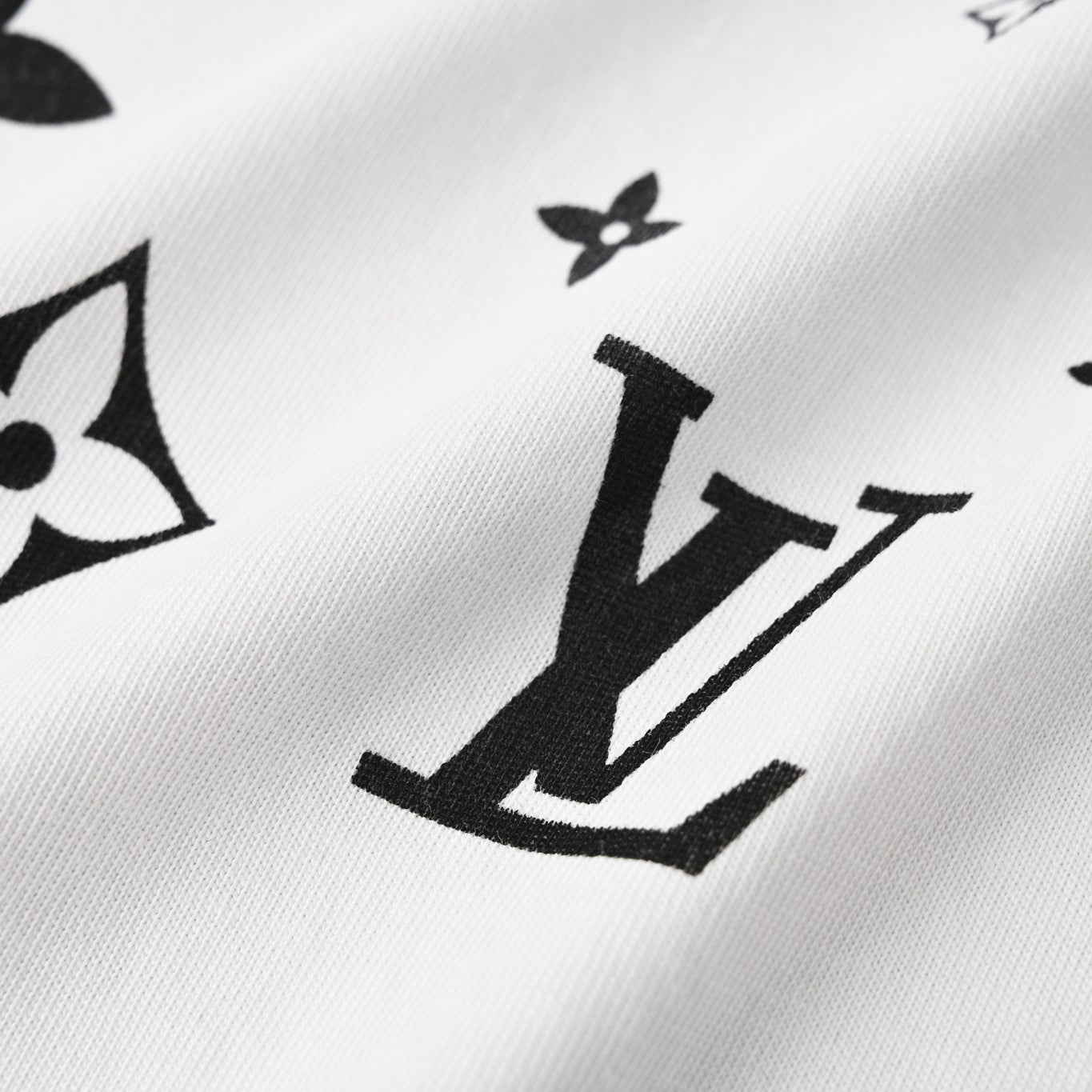 Three-flower full print short-sleeved T-shirt