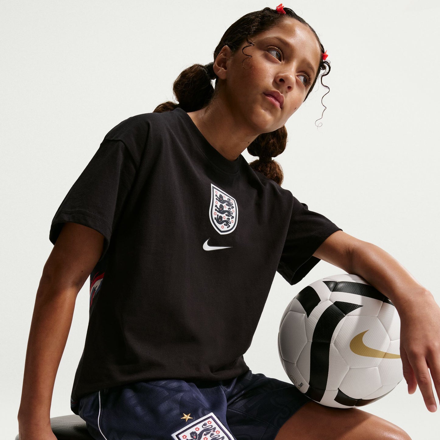 England National Team Youth 2026 Away Stadium Replica Shorts - Navy