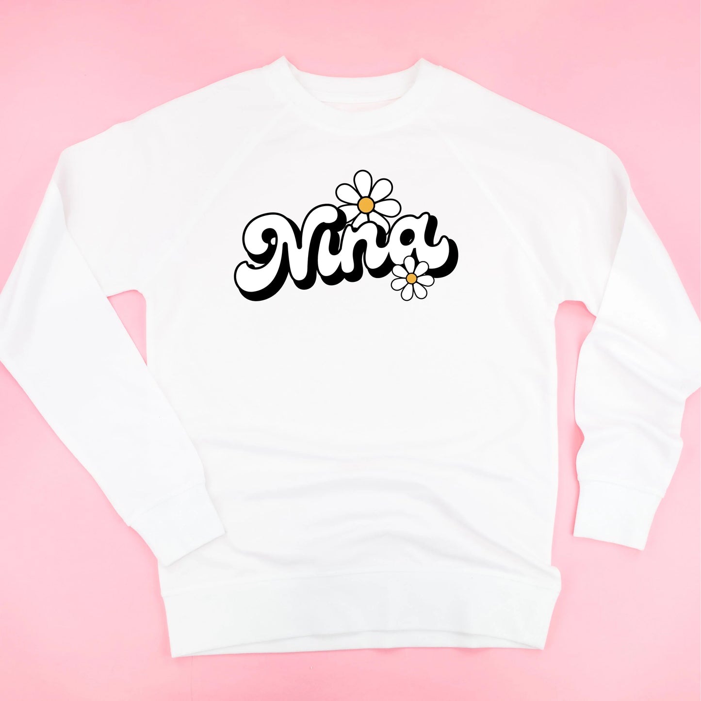 DAISY - NINA - w/ Full Daisy on Back - Lightweight Pullover Sweater