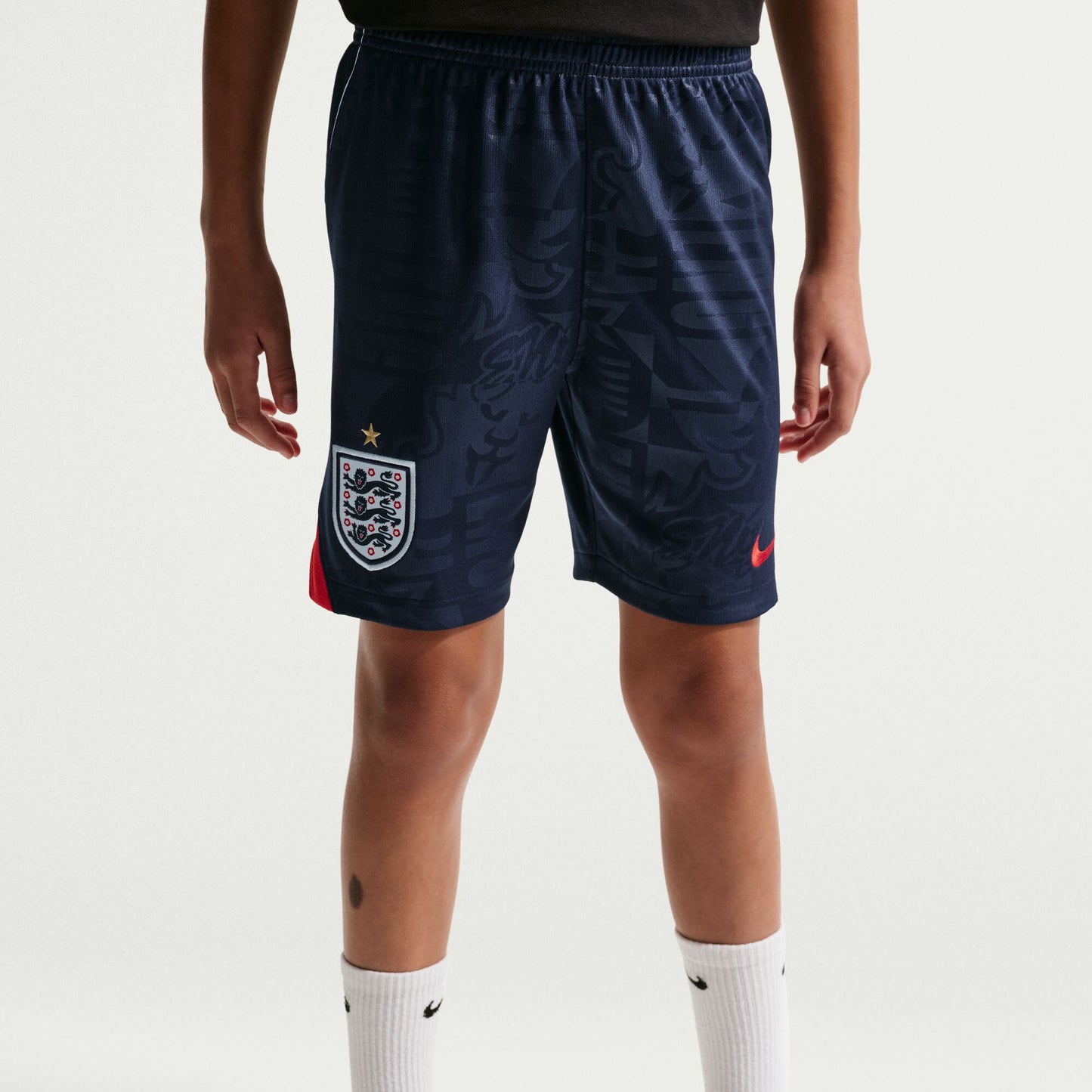 England National Team Youth 2026 Away Stadium Replica Shorts - Navy