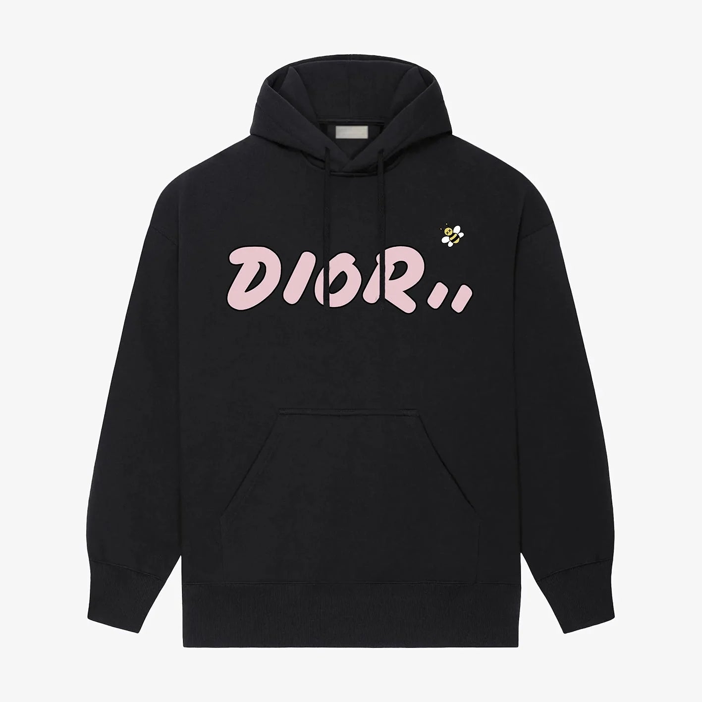 Pink Print Hoodie