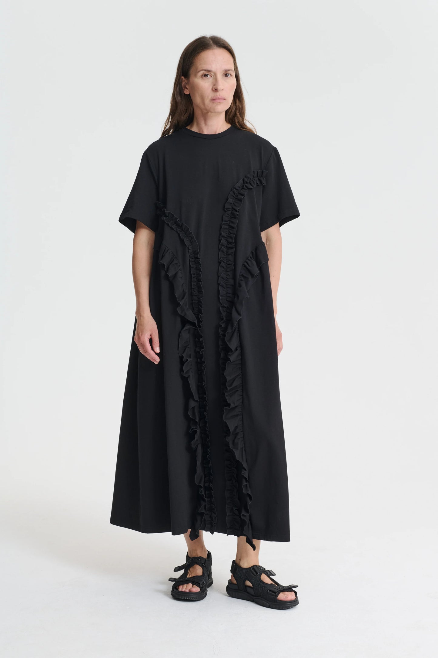 ALAINE | DRESS JERSEY | BLACK
