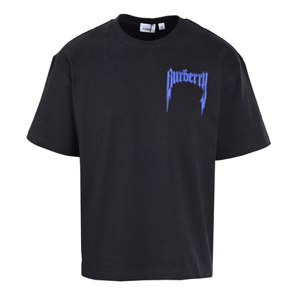 Gothic letter short-sleeved T-shirt
