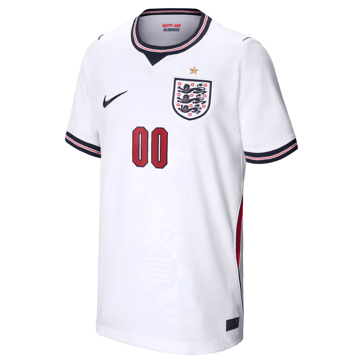 England National Team Youth 2026 Home Stadium Replica Custom Jersey - White
