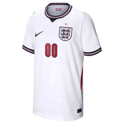 England National Team Youth 2026 Home Stadium Replica Custom Jersey - White