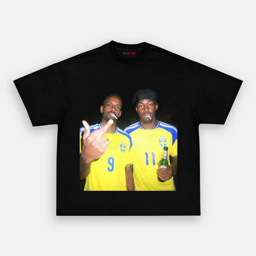Sweden Football Style Tee 2.6