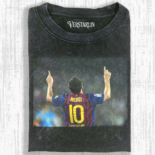 FC Barcelona Messi Iconic Pointing Celebration Tee