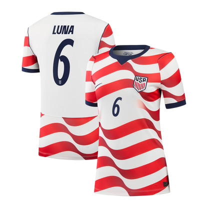 Diego Luna USMNT Women's 2026 Home Stadium Replica Jersey - White