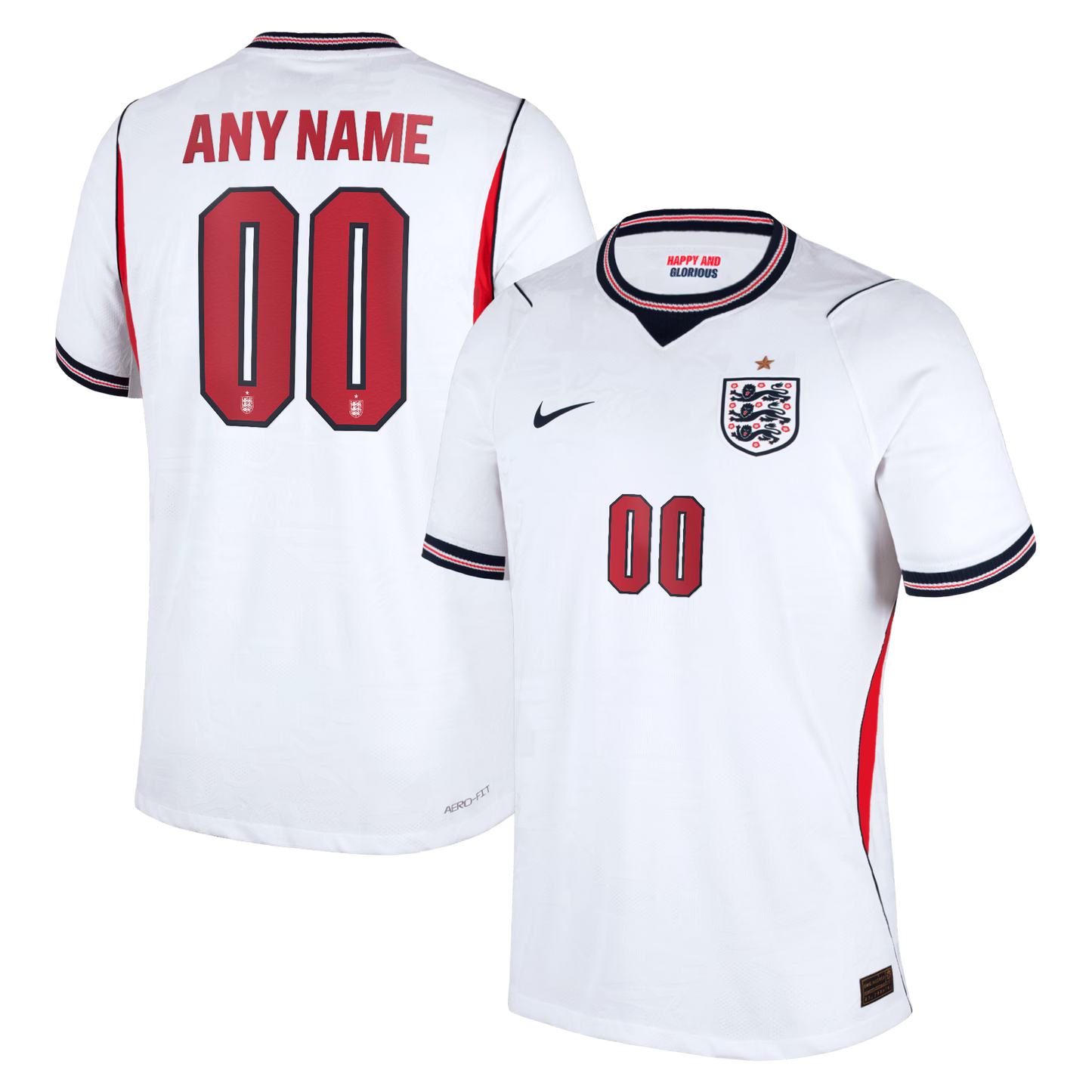 England National Team 2026 Home Match Custom Jersey - White