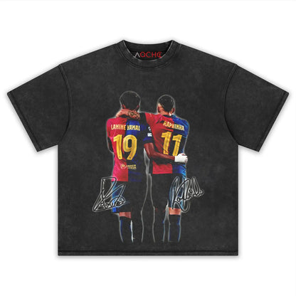 RAPHINHA & LAMINE YAMAL SIGNATURE TEE & LS & HOODIE