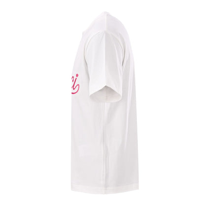 Classic style cursive logo embroidered short-sleeved T-shirt