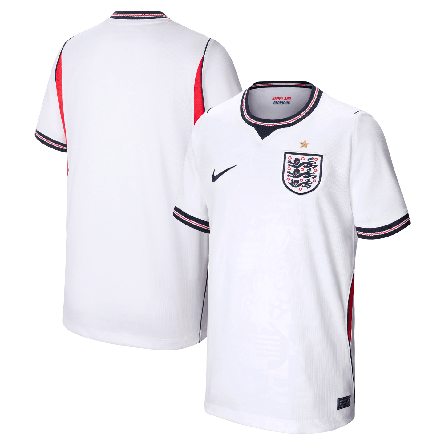 England National Team Youth 2026 Home Stadium Replica Jersey - White