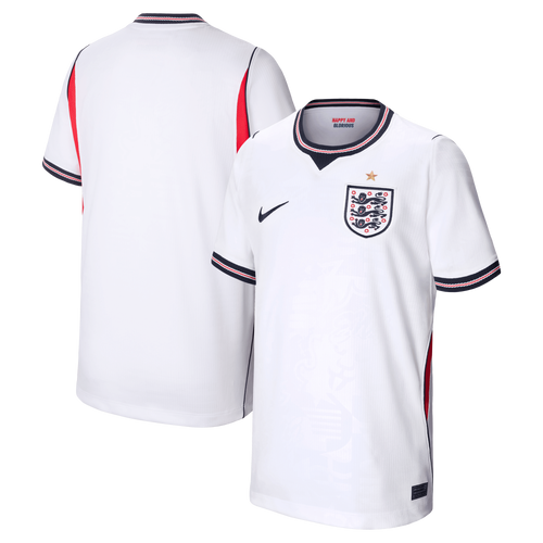 England National Team Youth 2026 Home Stadium Replica Jersey - White