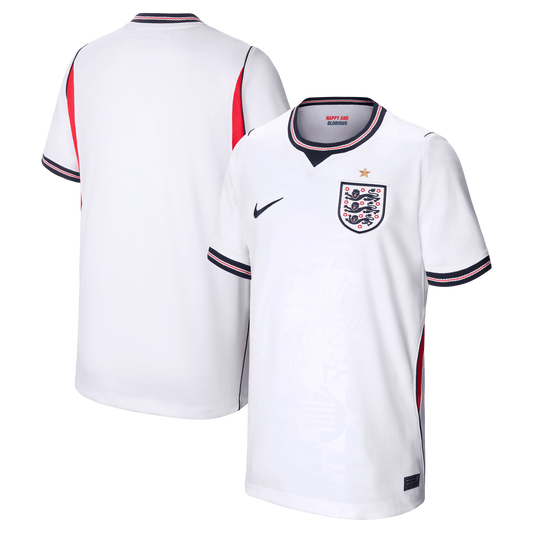 England National Team Youth 2026 Home Stadium Replica Jersey - White