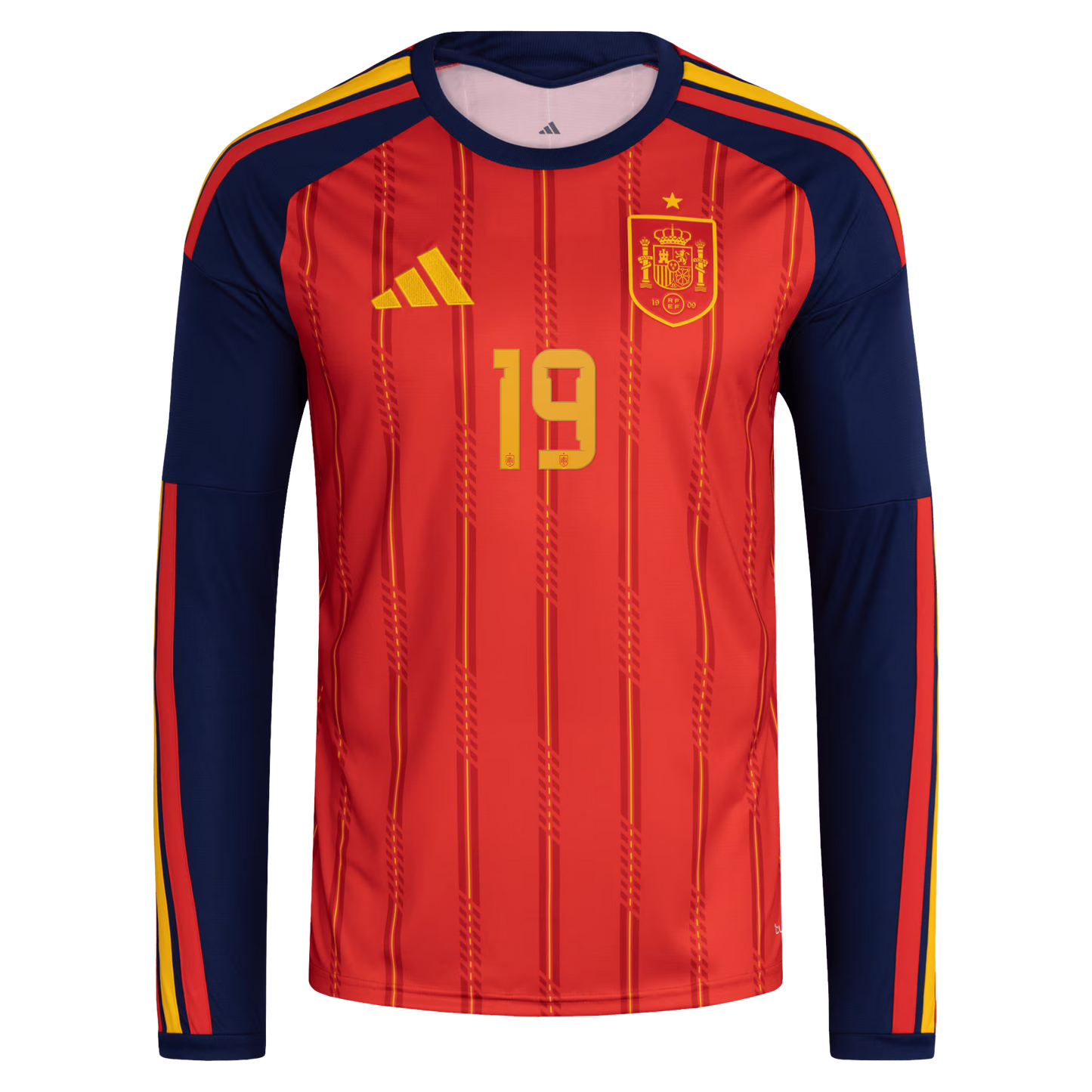 Lamine Yamal Spain National Team 2026 Home Replica Long Sleeve Jersey - Red