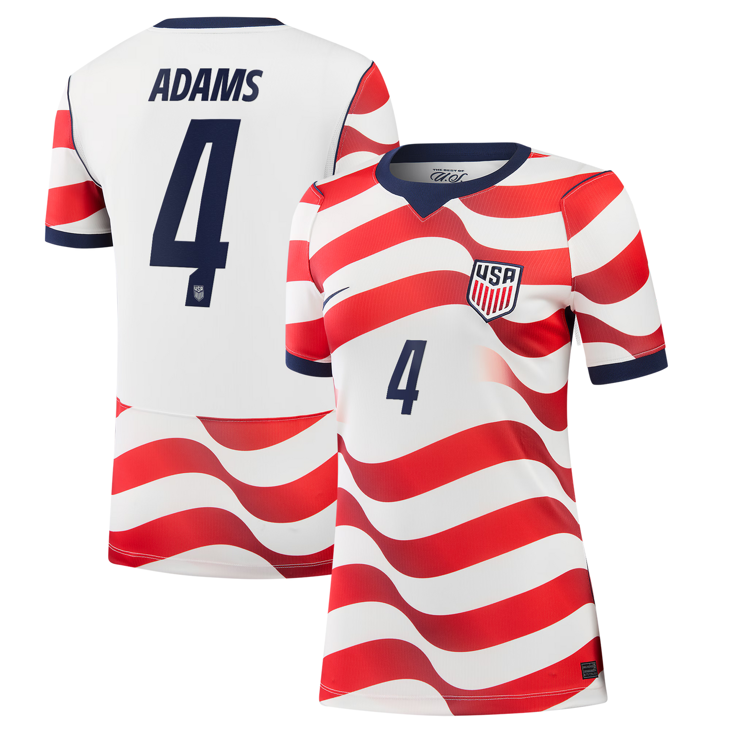 Tyler Adams USMNT Women's 2026 Home Stadium Replica Jersey - White