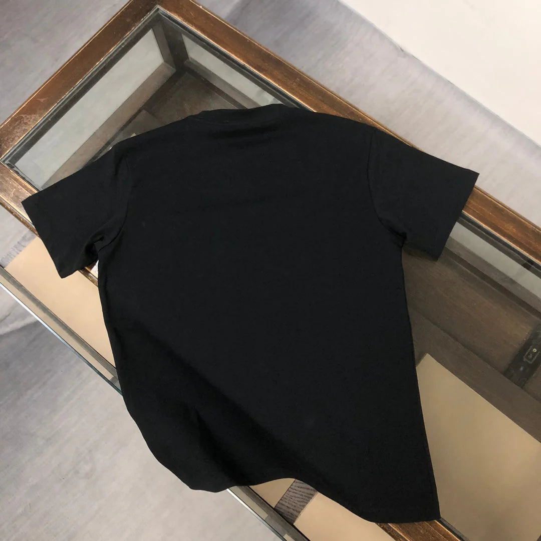 Color Splicing Print T Shirt