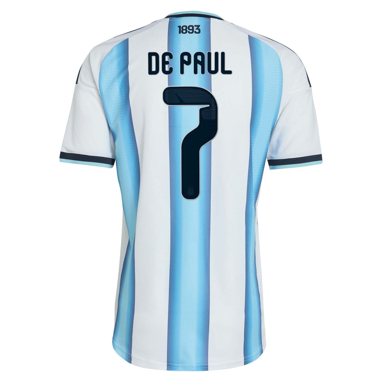 Rodrigo De Paul Argentina National Team 2026 Home Jersey - White