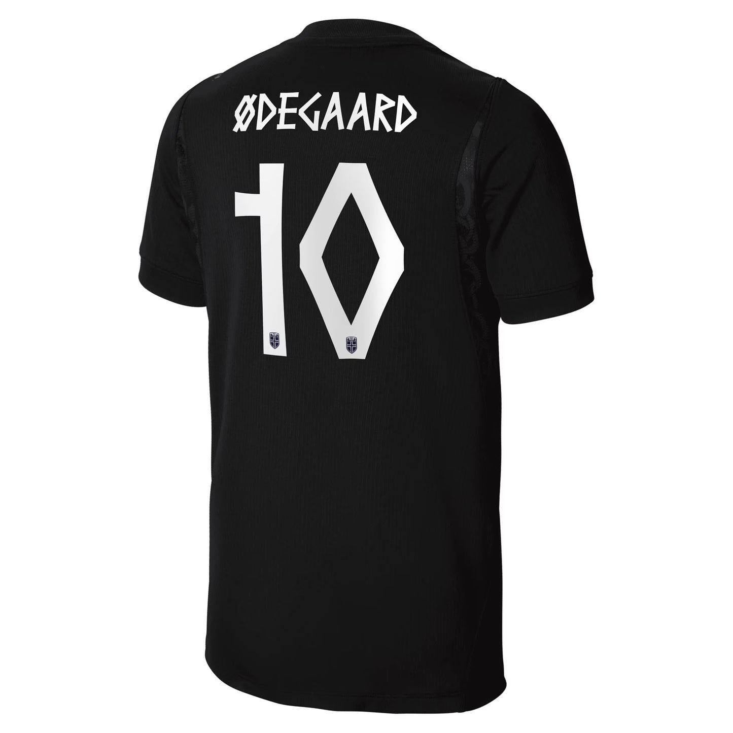 Martin Ødegaard Norway National Team Youth 2026 Away Stadium Replica Jersey - Black