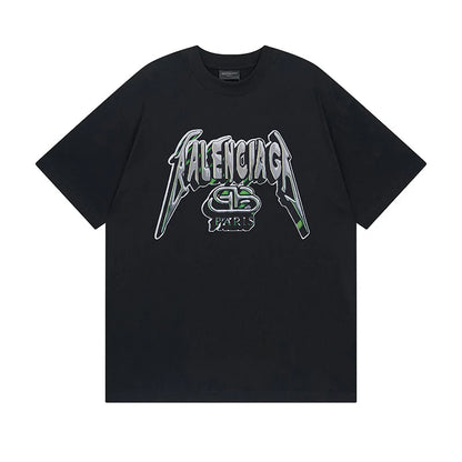 Twisted Letters Print T Shirt