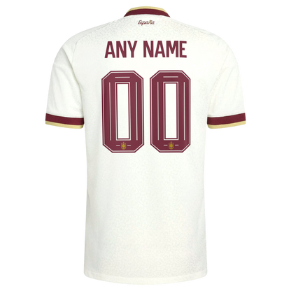 Spain National Team 2026 Away On-Field Custom Jersey - White