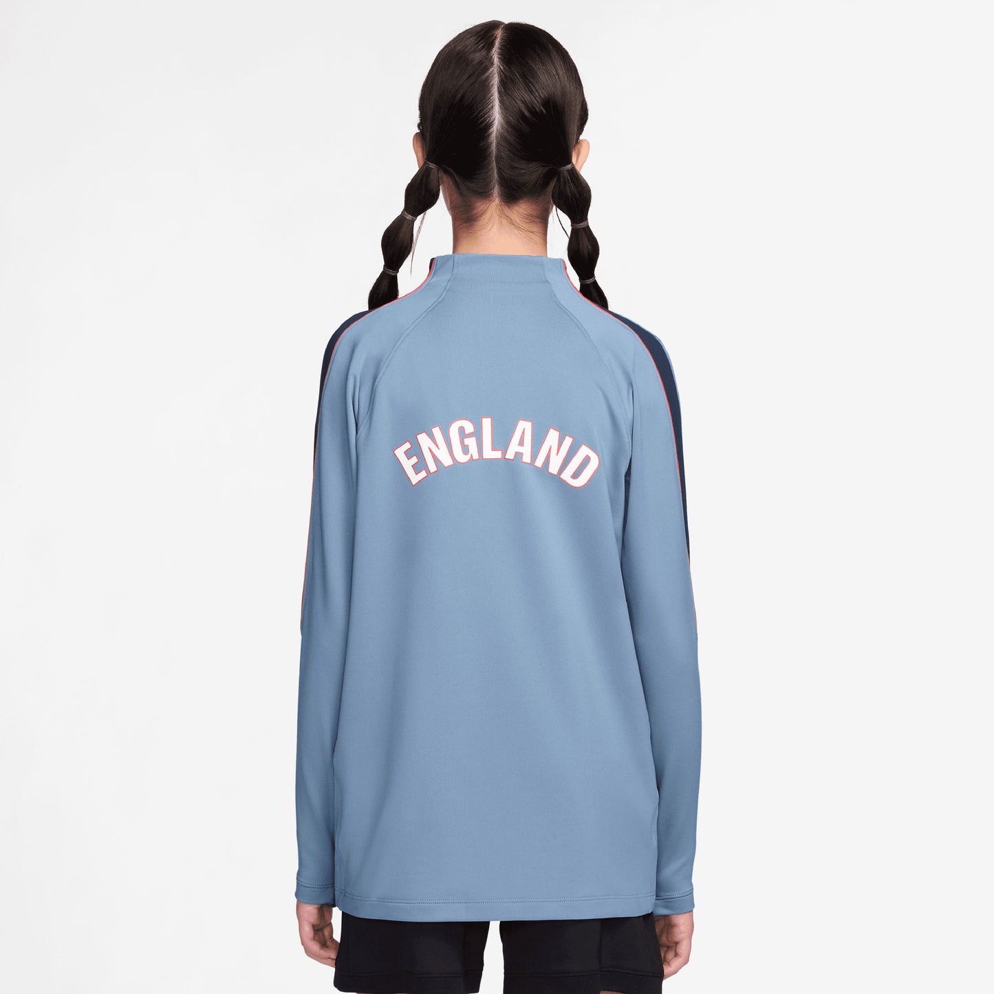 England National Team Youth 2026 Strike Dri-FIT Long Sleeve Quarter-Zip Drill Top - Blue