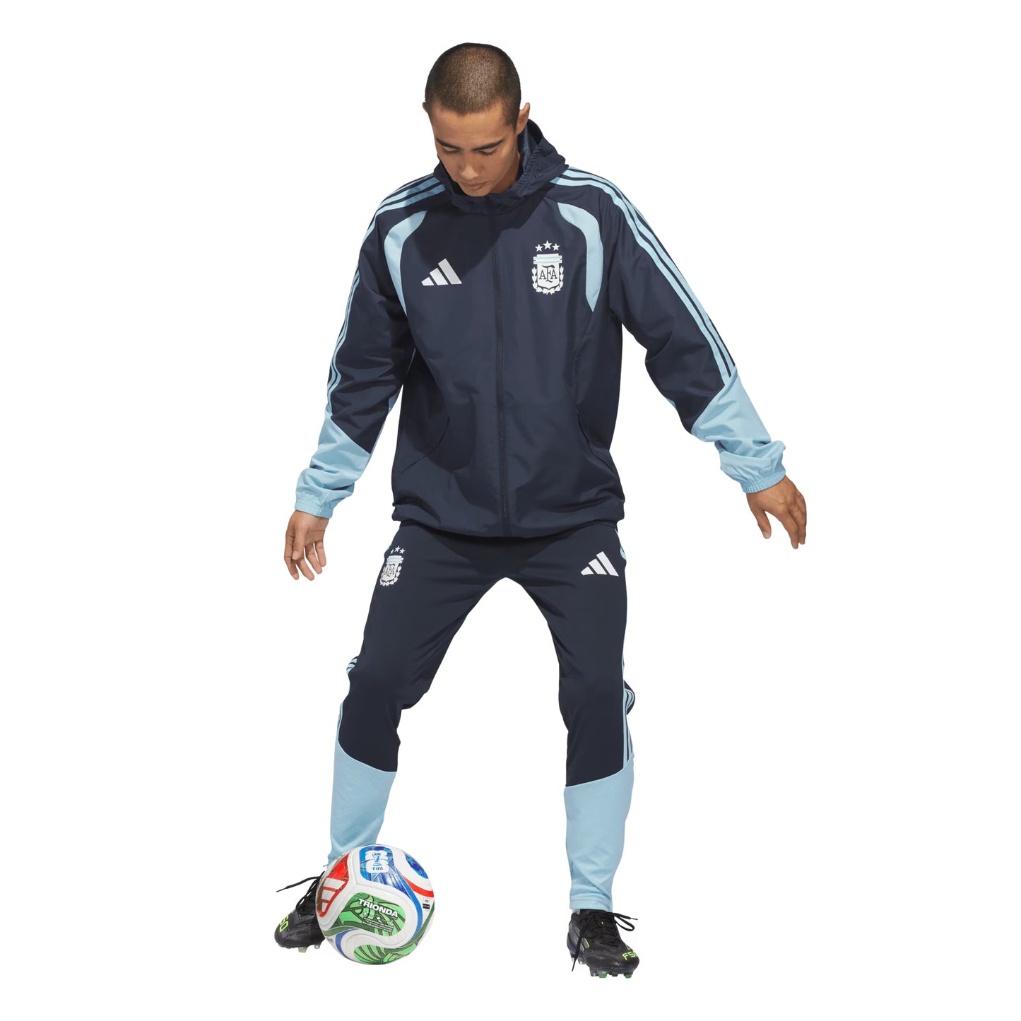 Argentina National Team 2026  Tiro All Weather Full-Zip Jacket - Navy