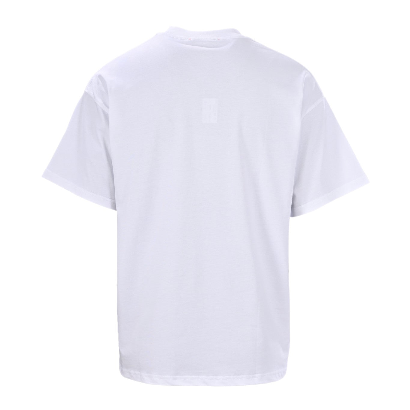 Three-dimensional embossed letters logo short-sleeved T-shirt