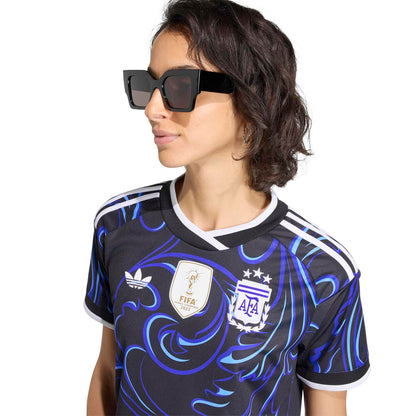 Argentina National Team Women's 2026 Away Replica Jersey - Black