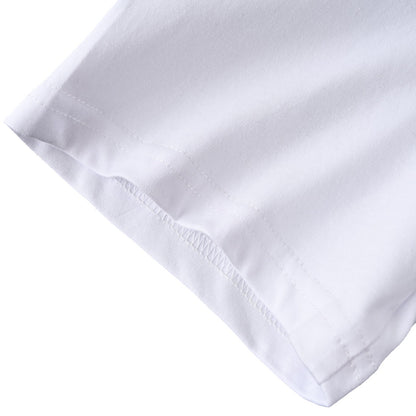 Love embossed short-sleeved T-shirt